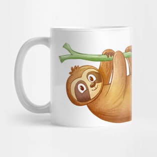 Sloth hand Drawn Cute Mug